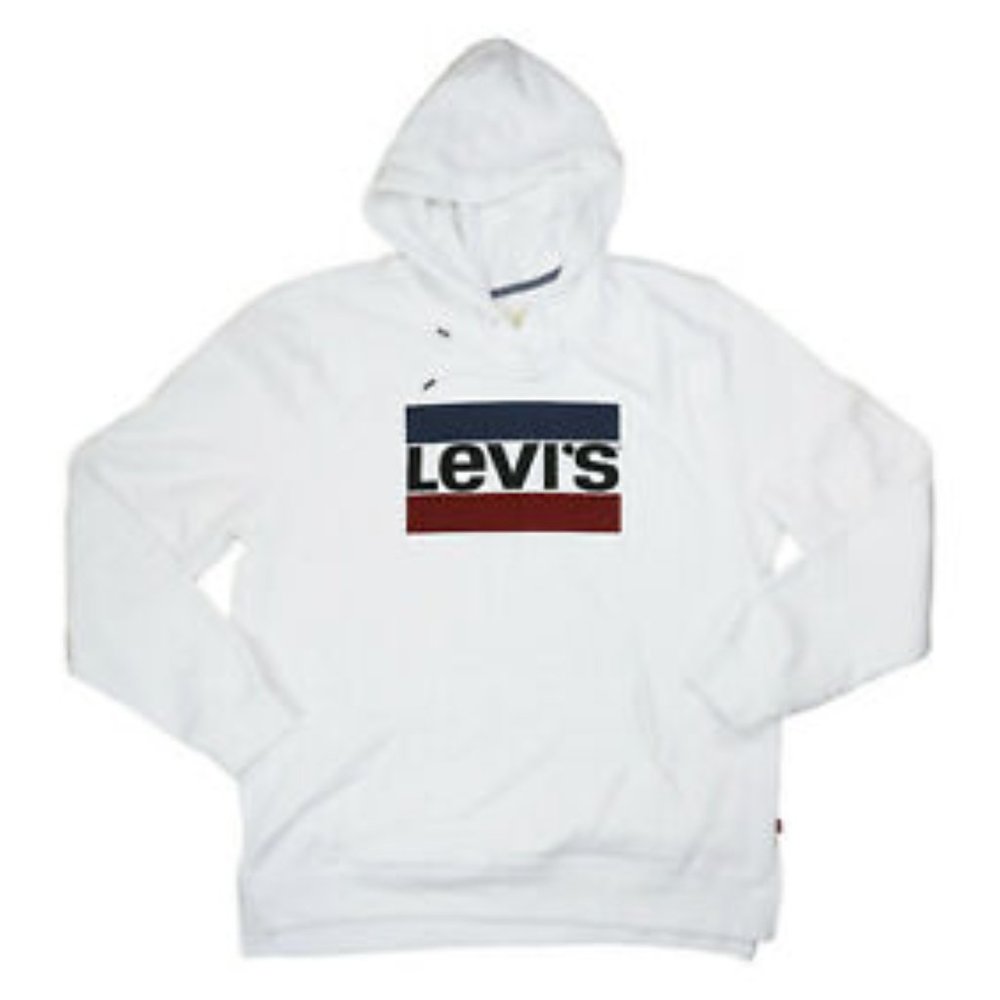 LEVI'S Logo Graphic Print Pullover Hoodie